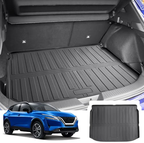CDEFG Compatibile con Nissan Qashqai J12 e-Power 2022-2024 2025 Tappetino per Bagagliaio in TPE Protezione Tappetini Antiscivolo Auto Vasca Antipolvere Qashqai J12 2024 Accessori