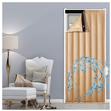 Plafond insonorisant pour portes et fenêtres, isolé, robuste, doré, différentes tailles
