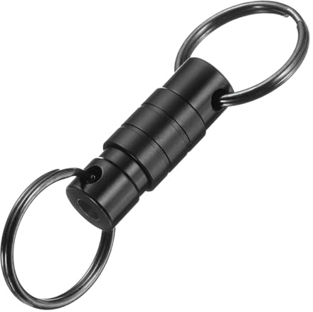 PATIKIL Porte-clés à dégagement rapide, porte-clés détachable à ressort fendu, porte-clés séparé