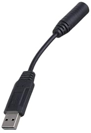 Whltzf Adaptateur USB À 3 5 Mm Carte Son Externe USB À 3 5 Mm Femelles Adaptateur pour HeadSets PC en Haut en Haut