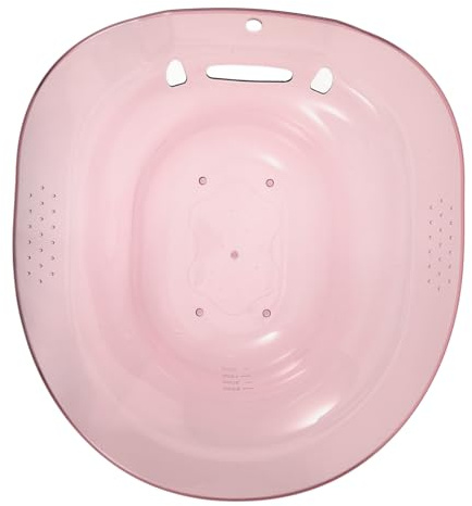 PERSELOSO Sitzbad Badewanne für Praktische Lösung für und Entspannung Einfach zu Reinigen und Platzsparend für Schwangere und Senioren Robustem Pet Sanftem Rosa