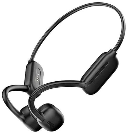 MXONIQ Bone Conduction Sports Handset, Open-Ear Headphones Wireless Bluetooth 5.3 with Noise Reduction Mic, Smart AI Technology, IPX8 Waterproof, 8H Playtime for Running Workout Driving Cycling