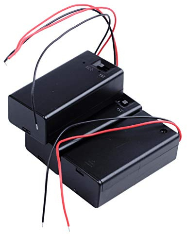 Correa 3 pzs Interruptor Encendido/Apagado de Conductor de Cable Doble 1 x Soporte de Caja de Pila bateria 9V