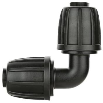 Ztolbriy Sistema Micro-Drip-System a L, 10 pezzi, per tubi a goccia da 1/2, arco a 90°, irrigazione da giardino, sistema di irrigazione, connettore angolare per il cambio di direzione dei tubi da 13