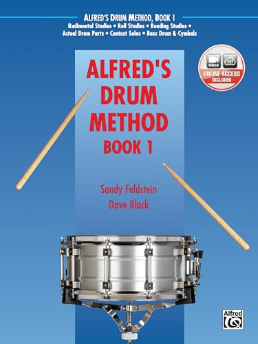 Alfred's Drum Method, Bk 1: The Most Comprehensive Beginning Snare Drum Method Ever!, Book & DVD (Sleeve): The Most Comprehensive Beginning Snare Drum Method Ever! (incl. Online Code)