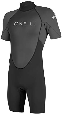O'Neill Men's Reactor Ii 2mm Back Zip Spring Wetsuit, Black/Graphite, L EU