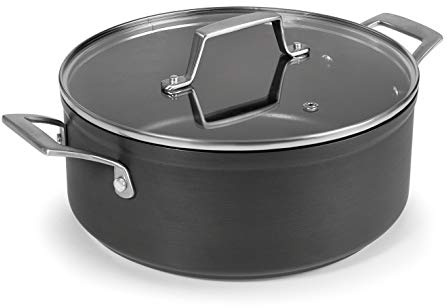 Lacor 48024 Cacerola Con Tapa Aluminio Anodizado, 24 cm