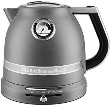 Kitchenaid 5KEK1522EGR Artisan 1,5 litros Caldera de acero Carbón Gris