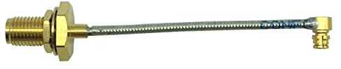 Assy del cavo di rf, SMA-SMP R/A Jack, 65MM, assemblaggi cavi coassiali dei connettori di rf