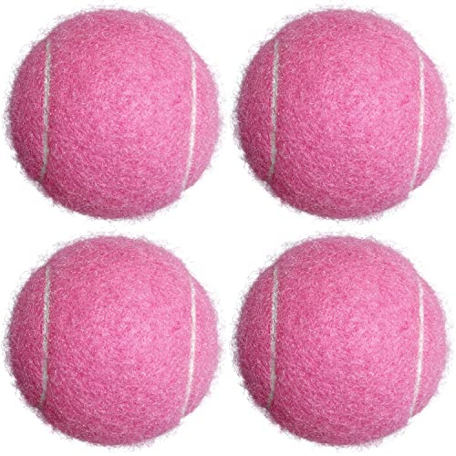 HPWFHPLF Tennis Balls, 4 Pack Advanced Practice Tennis Balls for Beginner, Training Playing Tennis Balls