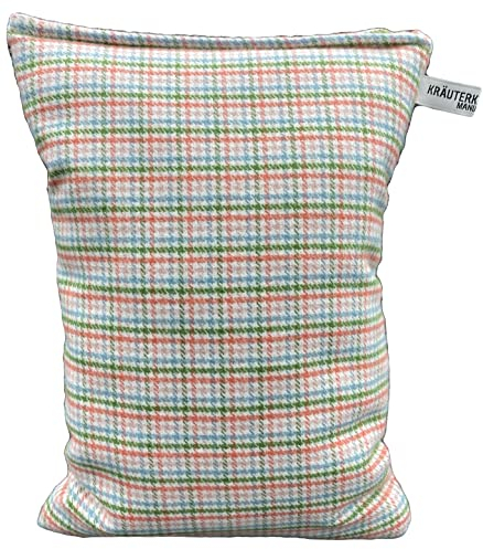 Kräuterkissen gefüllt mit Heilkräutern ca.25x20 cm.Design Karo Flanell
