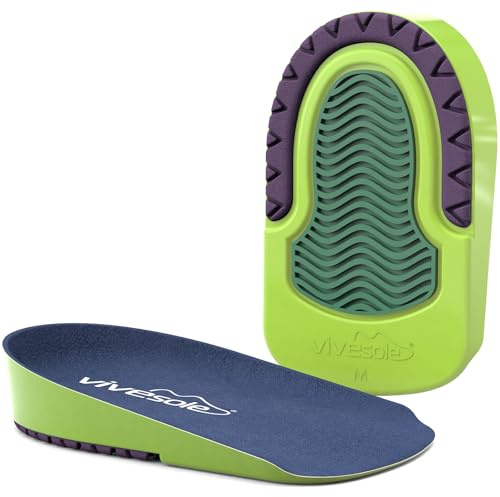 VIVEsole Gel Heel Cups for Pain Relief (Pair) - Heavy Duty Cushions for Plantar Fasciitis, Achilles Tendonitis, Bone Spurs, Flat Feet - Shock Absorbing Pad Inserts for Shoes (Men 11-16)