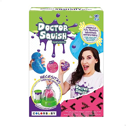 Doctor Squish 48086 - Kit di ricarica di palline Squishy antistress, giocattoli Squishy, regalo per bambini