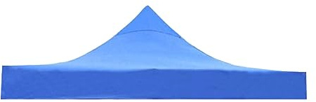 vreplrse Couverture d'auvent de patio - Couverture d'auvent extérieur en tissu de bâche de toit de pavillon de tonnelle durable et robuste, bleu, 2x2