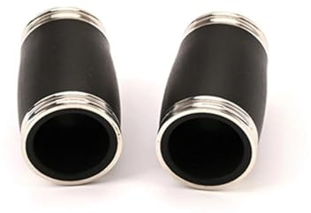 professionelle Klarinetten zubehör Klarinette Stimmrohr Zwei Abschnitt Klarinetten Fässer Universal B Flache Rohr Blasinstrument Teil Ersatzteile 62mm (Color : 58mm)