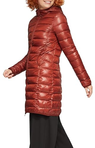 QS Leichter Steppmantel mit Kapuze