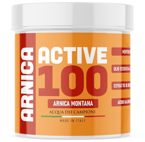 Arnica Per Cavalli Uso Umano con Acido Ialuronico 600ml Arnica Gel Extra Forte Mentolo e Boswellia Rinfrescante Non Unge Crema Masaggio 100% Naturale Made In Italy