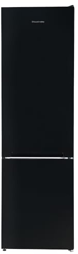 Russell Hobbs Freestanding 60/40 Split C Class Fridge Freezer, 331L Total Capacity, Total No Frost, 4 Star Freezer Rating, Adjustable Feet, Reversible Door in Black, RH185FF601C1B