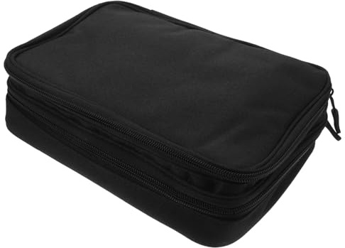 Veemoon Digitale Aufbewahrungstasche Kabelbeutel Kabelorganisator Reisen Fall für schminktasche Organizer elektronische Tragetasche Powerbank Tragetasche Stoff Black