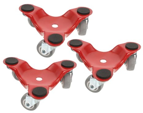 iplusmile 3pièces Roulant Pour Meubles Roulettes Pour Déplacer Des Meubles Chariot De Déplacement à Roues Outil De Déménagement Pour Lourds