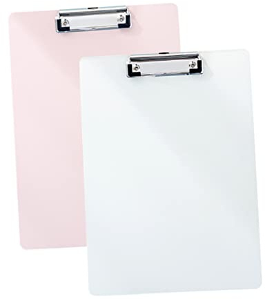 Sewroro 2pièces Presse-papiers Carton Épais Support Écriture Pour Croquis Au Crayon Pinces à Documents De Bureau Lot