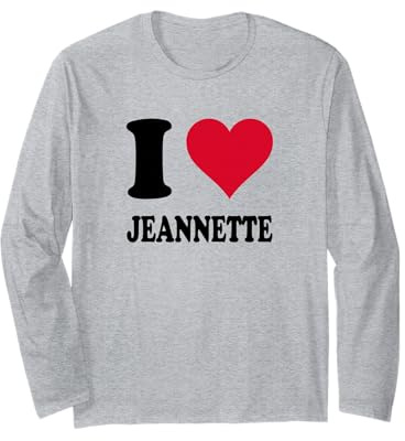 J'aime Jeannette Manche Longue