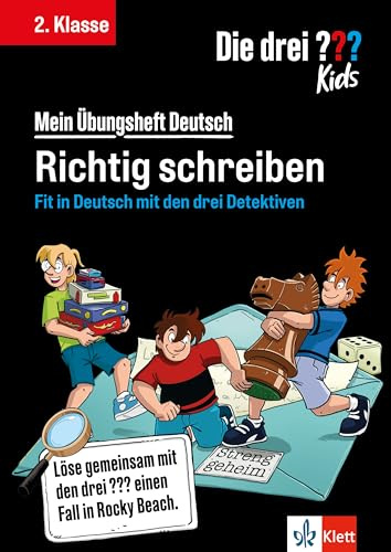 Die drei ??? Kids: Mein Übungsheft Deutsch 2. Klasse – Richtig schreiben