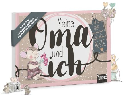 Meine Oma und Ich - Ein Erinnerungsalbum für das Enkelkind und die Großmutter zum Erinnern, Ausfüllen, Festhalten und Verschenken für zwei besondere Menschen | Ausfüllbuch, Großmutter, Familiengeschichte, Fotos einkleben, gemeinsame Erlebnisse, Geschenk für Oma, Andenken