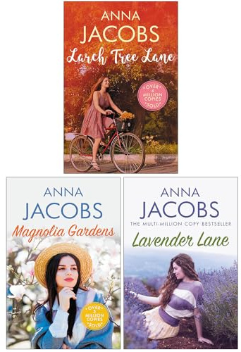 Larch Tree Lane Series 3 Books Collection Set By Anna Jacobs (Larch Tree Lane, Lavender Lane & Magnolia Gardens)