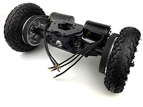 L-faster Elektrisches Skateboard - Weg vom Straßen-Longboard mit Riemen-Antrieb, 4 Räder, für Berge, 11 Zoll-Truck, 8 Zoll-Räder