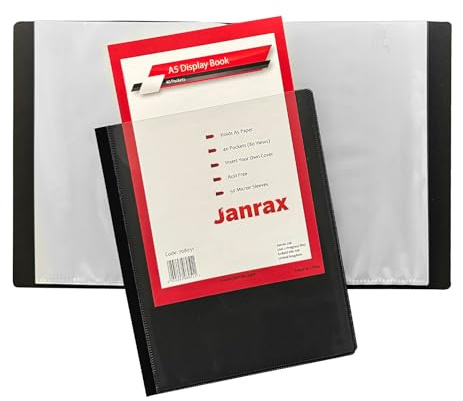 Janrax Präsentationsbuch, A5, 40 Hüllen, 80 Ansichten