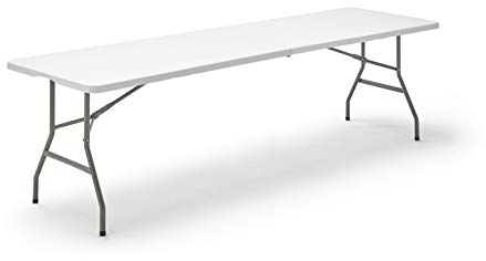 KitGarden Multifunktionaler Klapptisch 240x74x74 cm weiß