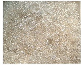 Decpero Lametta Engelshaar gelockt 250 Gramm Silber