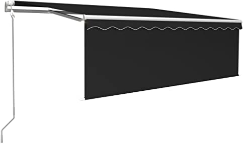 vidaXL Tenda Sole Retrattile Automatica con Parasole 4,5x3m Antracite