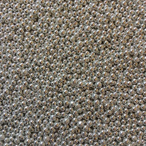 Vision4ever 200 Gram Silver Balls Color Parties Treats Edible Sugar Christmas Cupcake Sprinkles Cupcake Cake Decoration With Attractive Looks