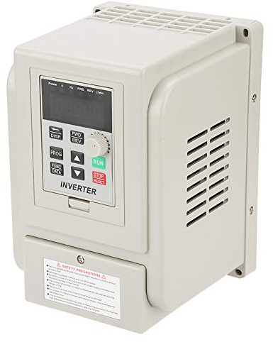VFD Monofásico a Trifásico, 4kW 220V Monofásico Variador de Frecuencia Variable Controlador de Velocidad VFD para Control de Velocidad del Motor