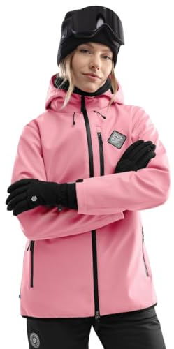 SIROKO - Softshell Skijacke für Damen W2-W Lollipop - S - Bubblegum Pink