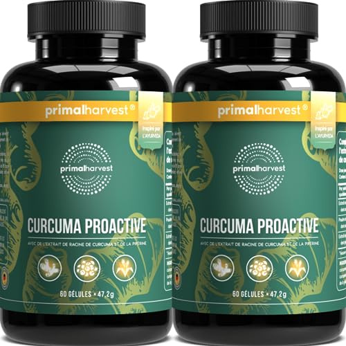 Primal Curcuma Proactive – Taglisches Supplement, glutenfrei, vegan
