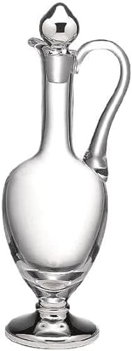 Cators Sterling Silver & Crystal Claret Jug Decanter (70cl) - Fully Hallmarked .925 Sterling Silver & Crystal Claret Wine Jug. Luxury Wine Decanter for Wine Lovers.