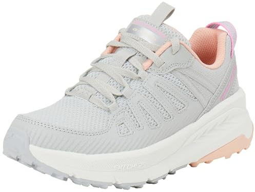 Skechers CascadesSWITCH Back Cascades para Mujer, Tela sintética Gris con Ribete Coral, 40 EU