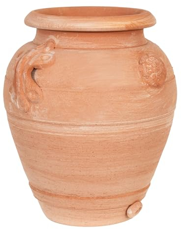 Biscottini Orcio L28xPR25xH30 - Vasi in terracotta per piante da esterno - Fioriere da esterno grandi