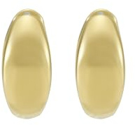Fossil Damen Goldfarbener Edelstahl mit Ringverschluss Ohrringe