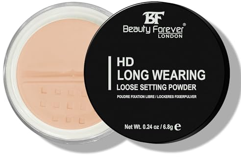Beauty Forever HD Long Wearing Loose Setting Powder, Silky & weightless, 6.8gms (04 Medium)