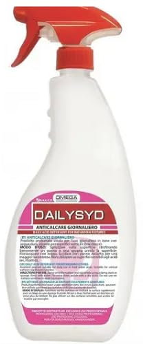 Anticalcare spray Dailysyd da 750 ml - conf 6 pezzi -Detergente anticalcare pronto all’uso, elimina efficacemente incrostazioni di calcare. per disincrostare lavabi, sanitari, pareti piastrellate etc