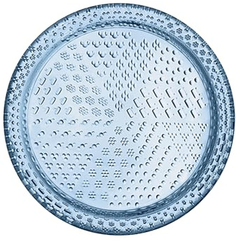 Iittala Tundra Teller aus Glas, in der Farbe Aqua, Größe: 15,4x1,8cm,1076152