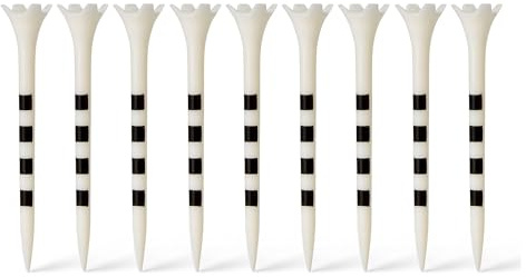 Amazon Basics Tee da Golf in Plastica, 8,3cm, Confezione da 100, Bianco