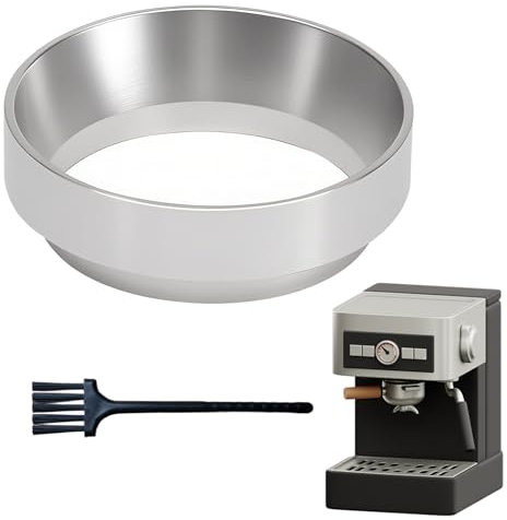 Anillo Dosificador de Café de 51mm, Embudo Dosificador de Café Espresso Magnético Dispensador Cafe Molido Accesorios Cafetera Repuesto llenado Preciso del Café en Polvo para Preparación de Café