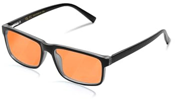 VMJFBJ Occhiali Anti Luce Blu Uomo Donna, Occhiali da PC e Gaming con Lenti Ambra per Monitor, Riduci Affaticamento Occhi e Migliora il Sonno