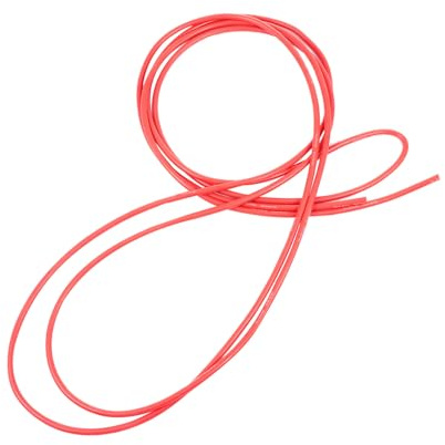 Rotes Silikonkabel aus Verzinntem Kupfer für Batterien | Extrem Flexibel, Korrosionsbeständig, Temperaturbeständig bei Hitze und Kälte, für Modellflug und Selbstgemacht