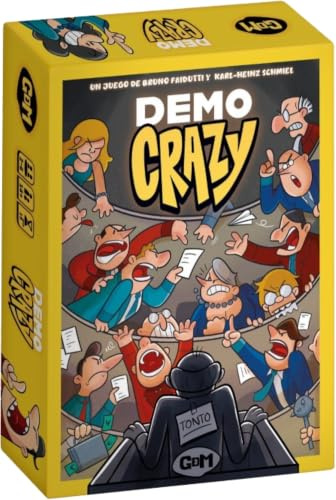 GDM Games Demo Crazy | Juego de Mesa de Estrategia, Negociación y Faroleo | Party Game para Adultos | 4-10 Jugadores | +16 Años | 45-90 Minutos